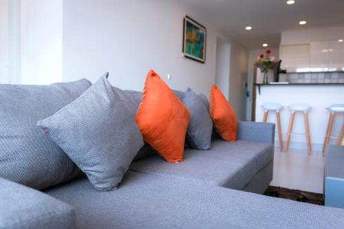 Zona de estar de Sun Apartment