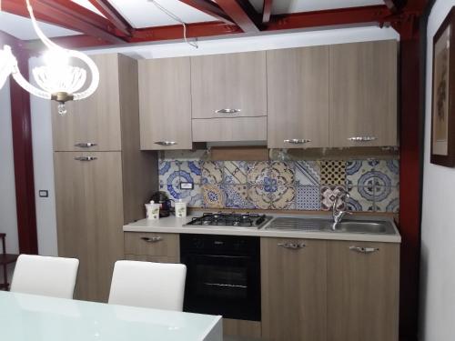 Kuchyňa alebo kuchynka v ubytovaní La casetta di Tilde