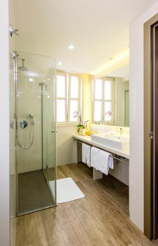 Koupelna v ubytování Hotel Marul