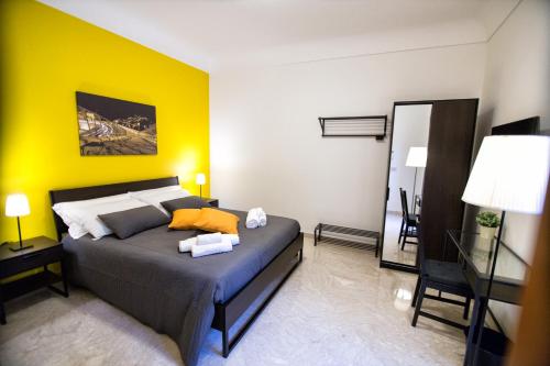 Una cama o camas en una habitación de Niria