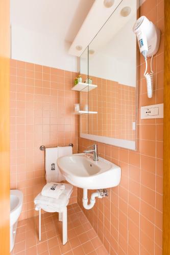 Ένα μπάνιο στο Hotel Cavallino Bianco
