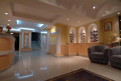 Χώρος καθιστικού στο Hotel Tettola