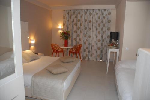 Seabel Rym Beach Djerbaにあるベッド