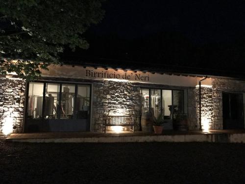 a brick building with a sign that reads birthplace at Agriturismo San Ottaviano in Monterotondo