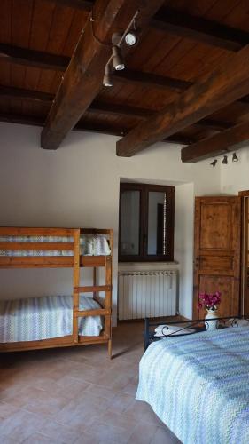Posteľ alebo postele v izbe v ubytovaní La Locanda del Frullo