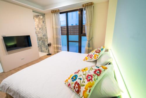 Postel nebo postele na pokoji v ubytování ING Spa B&B