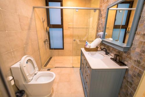 Koupelna v ubytování ING Spa B&B