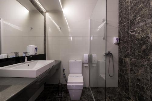 Koupelna v ubytování Hotel De KOKA