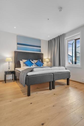 Katil atau katil-katil dalam bilik di Wright Apartments - Sørenga