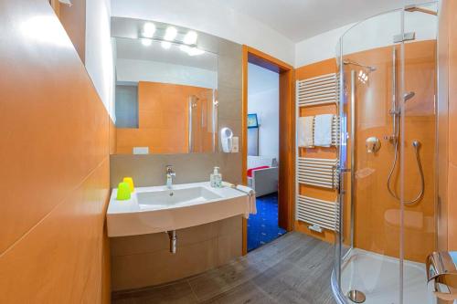 Koupelna v ubytování Garni - Hotel Rinner Julia