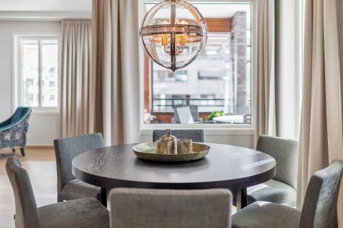 Ruang duduk di Wright Apartments - Sørenga
