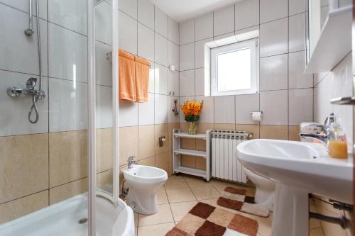 Koupelna v ubytování Apartment Meri
