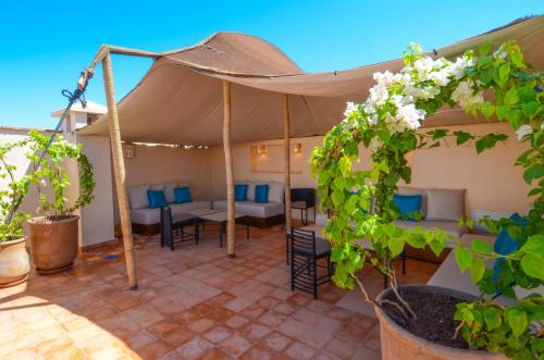 Patio nebo venkovní prostory v ubytování Riad Ayni