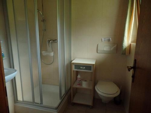 Een badkamer bij Haus Oblasser