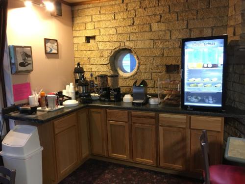 Köök või kööginurk majutusasutuses AmeriVu Inn & Suites - St Croix Falls