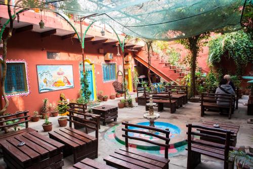 Zahrada ubytování Ganpati Guest House