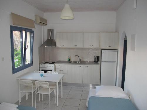 Η κουζίνα ή μικρή κουζίνα στο Nikolas Apartments