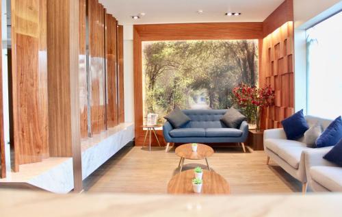 Posezení v ubytování Habitat Hotel