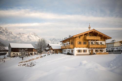 Klampfererhof durante el invierno