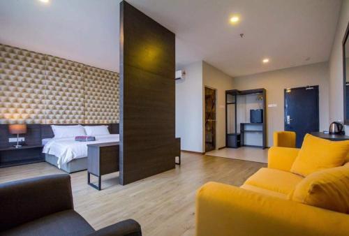 Posezení v ubytování OMG Hotel
