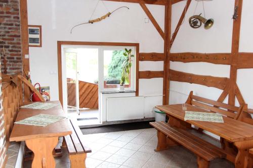 Dining area in a vidéki vendégházakat