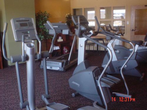 Fitness centrum a/nebo fitness zařízení v ubytování Amosphère Complexe