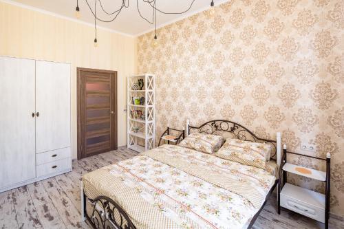 Кровать или кровати в номере Medova