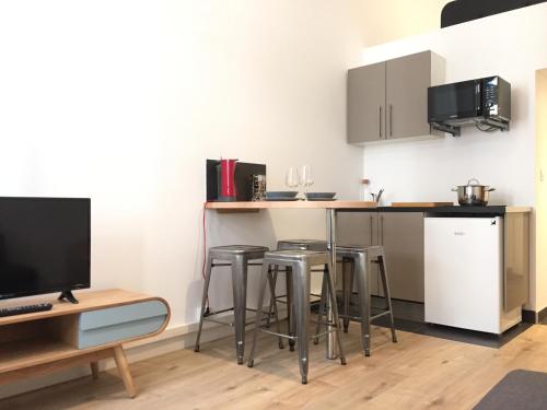 Foto Hyper centre : Appartement Déco Atelier ou Studio Mezzanine 5