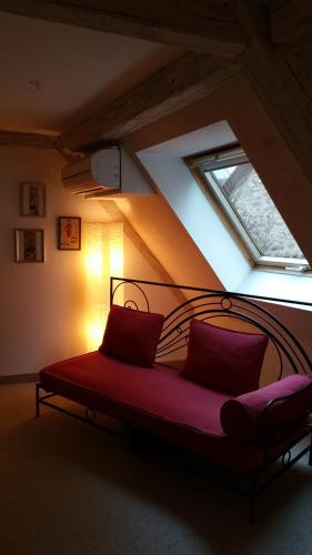 Posezení v ubytování Chambres touristiques La Cour Des Hôtes