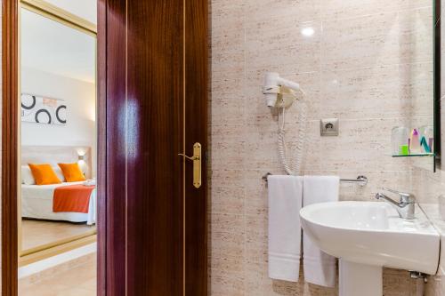 Kylpyhuone majoituspaikassa Hotel Gran Playa