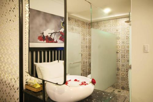 Koupelna v ubytování Thanh Binh 2 Hotel