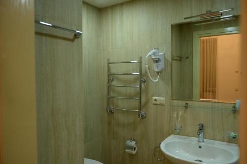 Koupelna v ubytování Hotel Varios