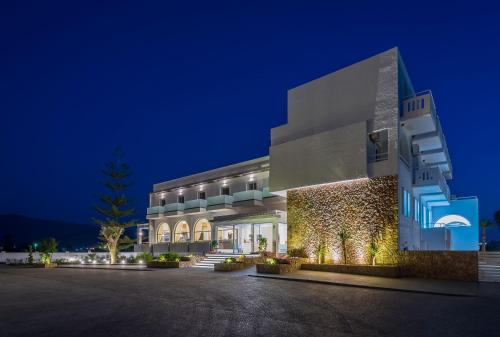 a rendering of a building at night at Gaia in Style - Adults Only in Tigaki
