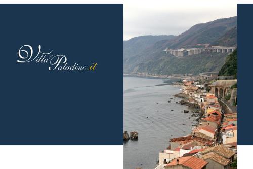 a view of a river with buildings and a city at Villa Paladino - B&B e Guest House in Scilla