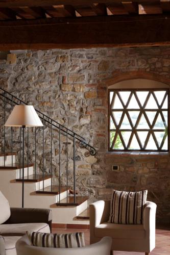 Χώρος καθιστικού στο Agriturismo La Vecchia Quercia
