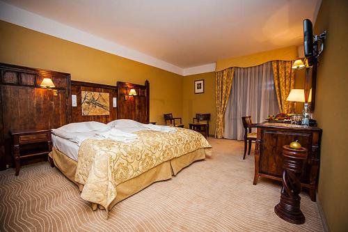 Posteľ alebo postele v izbe v ubytovaní SPA Hotel Splendor