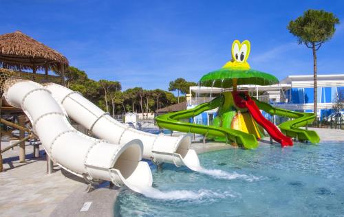 a water slide at a water park at Camping Village Cavallino in Cavallino-Treporti