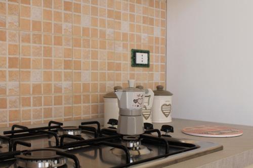 Η κουζίνα ή μικρή κουζίνα στο Casa Sole e Vento