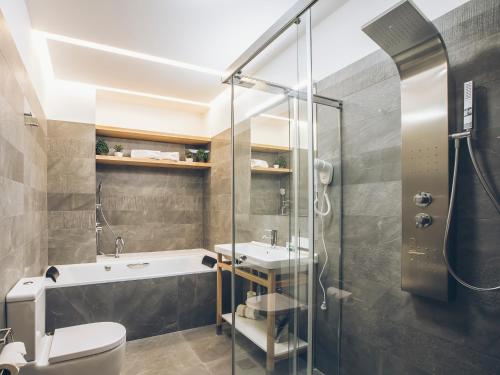 Koupelna v ubytování Hotel Urdanibia Park