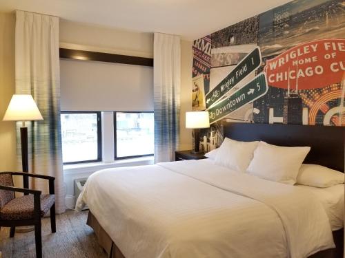 Letto o letti in una camera di Hotel Versey Chicago Lincoln Park