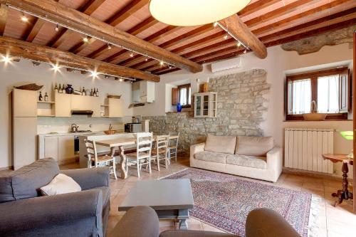Coin salon dans l'établissement Podere Vignola