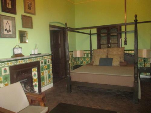 Cama o camas de una habitación en Raghu Vilas