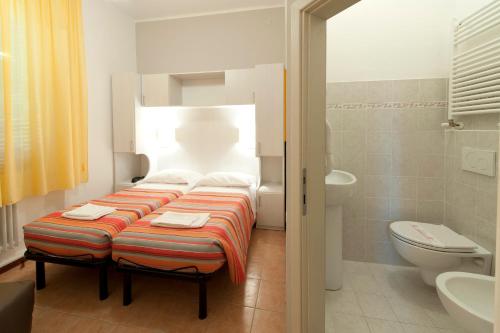 Koupelna v ubytování Hotel Gardenia