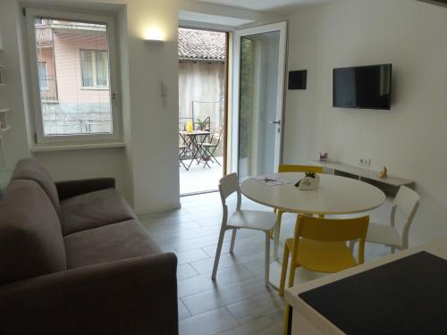 TV a/nebo společenská místnost v ubytování Casa Corte