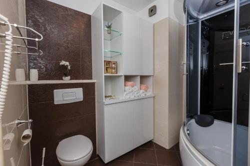 Koupelna v ubytování Villa Apartments Katja