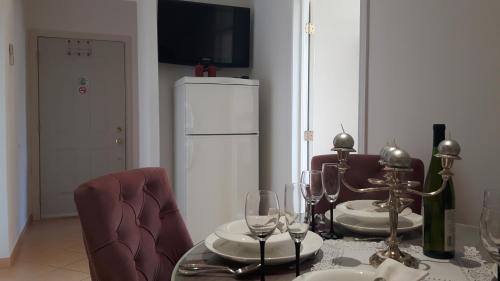 TV a/nebo společenská místnost v ubytování Apartmani Vidoš