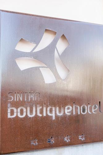 a close up of a sign for a bologna boulevard at Sintra Boutique Hotel in Sintra