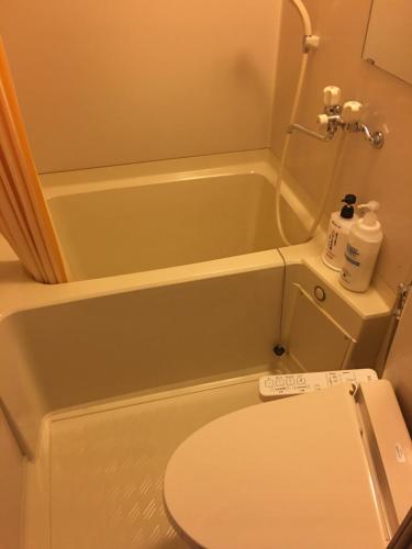 A bathroom at Hotel Hirayunomori Annex