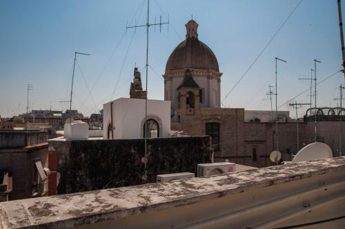 a view from the roof of a building with a dome at Palazzo Verrone in Bari