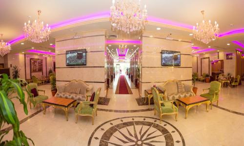 Posezení v ubytování Sama Al Deafah Hotel